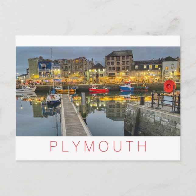 Plymouth Helg Vykort (Framsida)