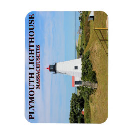 Plymouth Lighthouse, "Gurnet" Massachusetts Magnet