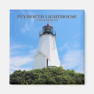 Plymouth Lighthouse, "Gurnet", MORSA Magnet