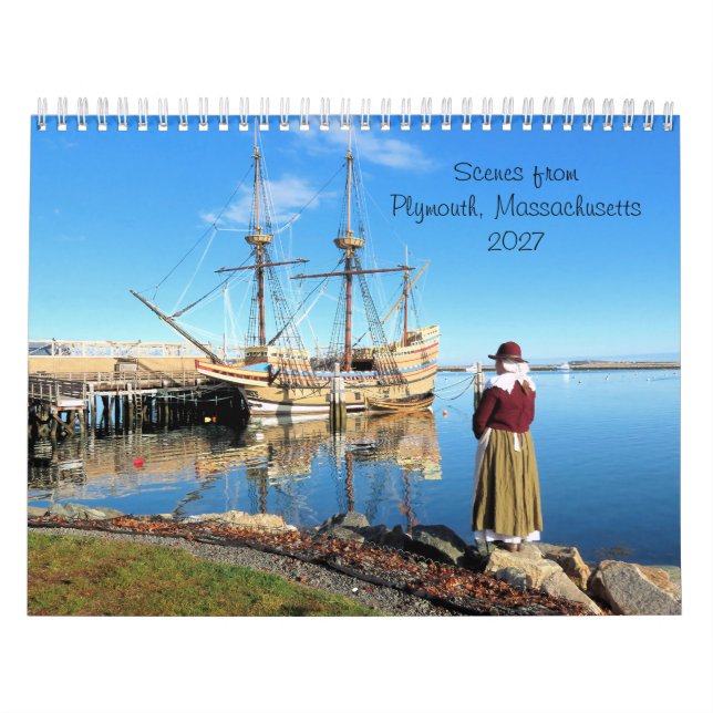 Plymouth Massachusetts Kalender 2027 (Omslag)