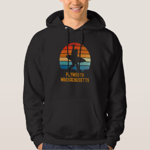Plymouth Massachusetts Sasquatch Souvenir Hoodie