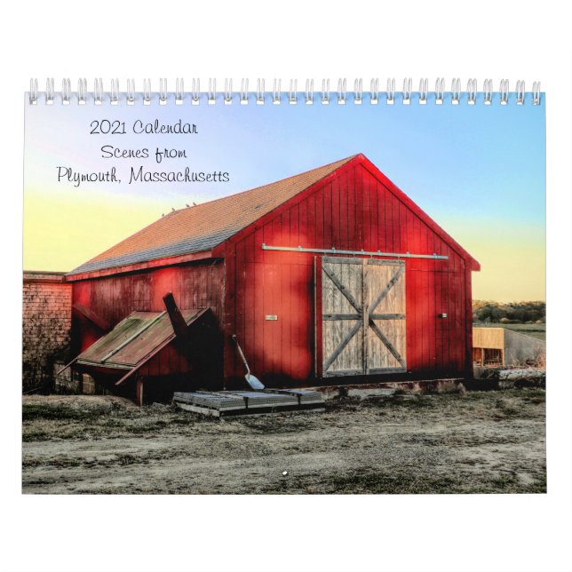 Plymouth Massachusetts scenes - Calendar 2021 Kalender (Omslag)