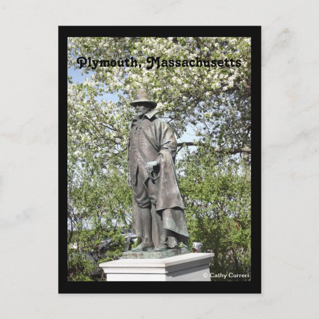 Plymouth, Massachusetts Vykort (Framsida)