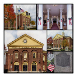 Plymouth Memorial Hall Perfect Poster