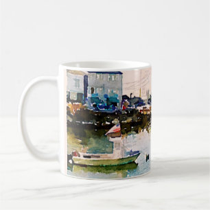 Plymouth MORSAstrand landskap vattenfärgmuggen Kaffemugg