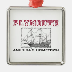 Plymouth MORSOR Julgransprydnad Metall