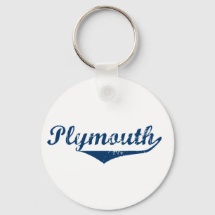 Plymouth Nyckelring