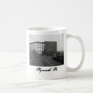 Plymouth Pa. Kolsäkerhetsbrytaremugg Kaffemugg
