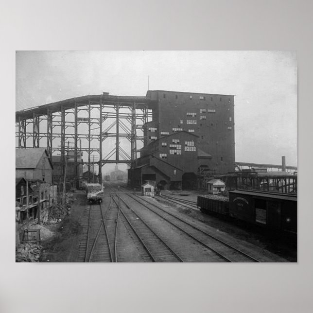 Plymouth Pa. Poster av kolbrytare (Framsidan)