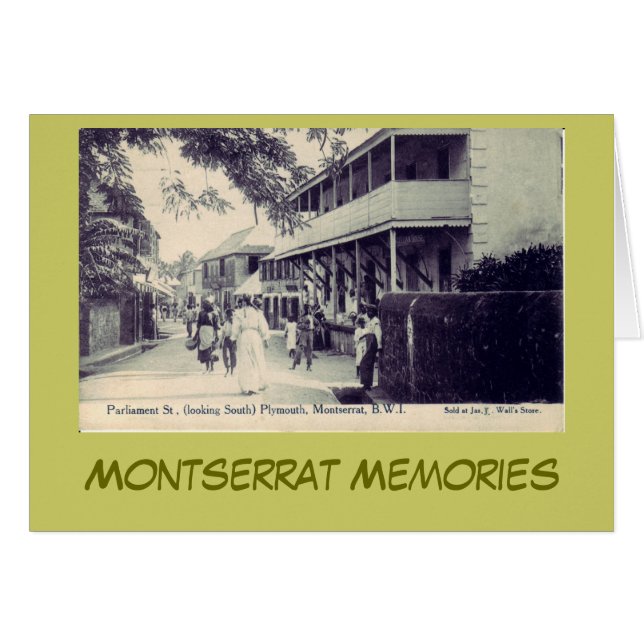 Plymouth - parlamentgata hälsningskort (Framsidan Horizontal)