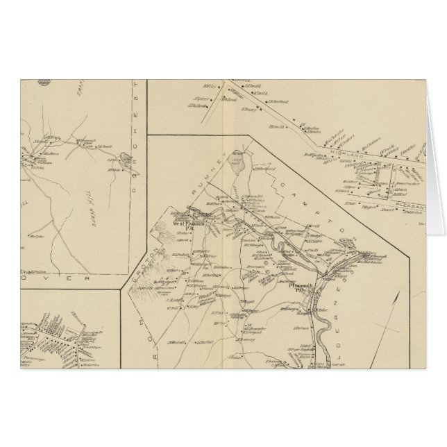 Plymouth PO Hälsningskort (Framsidan Horizontal)