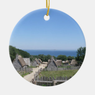 Plymouth prydnad julgransprydnad keramik