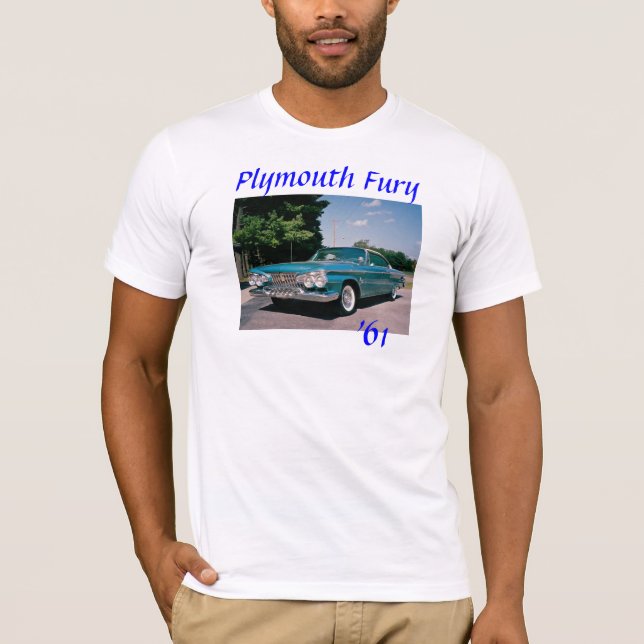 Plymouth raseri 1961 t-shirt (Framsida)