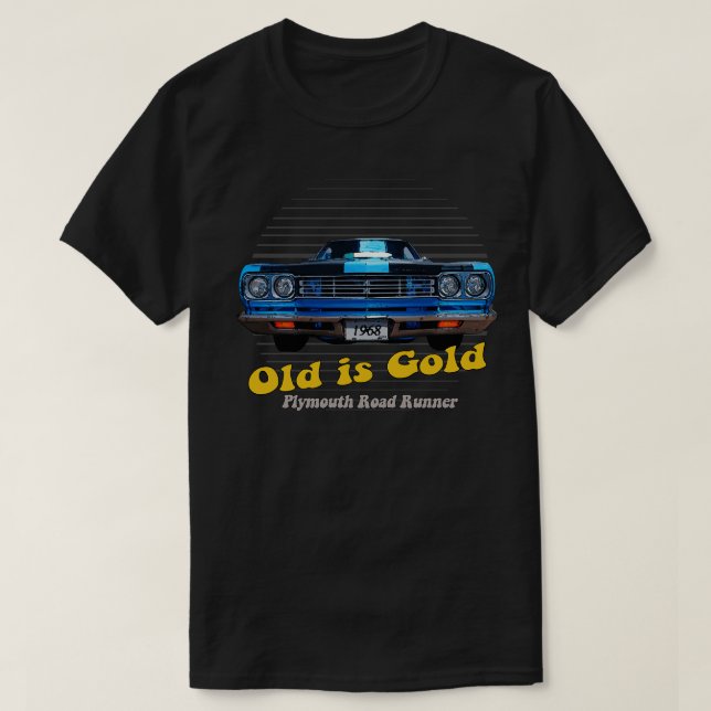 Plymouth Road Springer Hemi American Muscle Old is T Shirt (Design framsida)