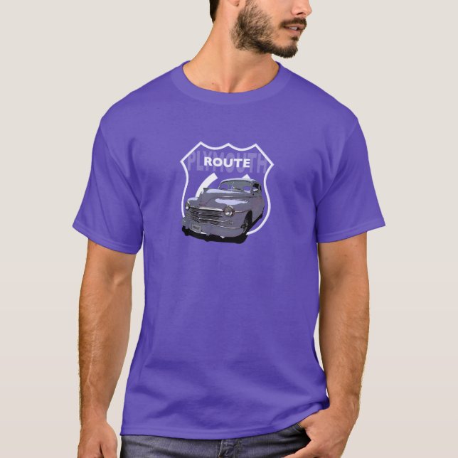 Plymouth rutt 1948 66 t shirt (Framsida)