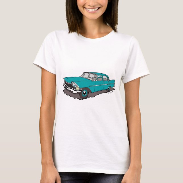 Plymouth Savoy 1959 Tee Shirt (Framsida)