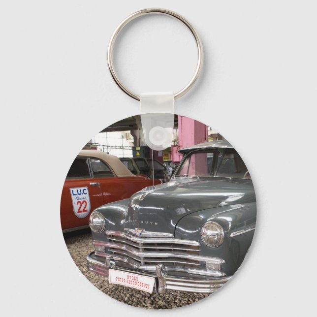 Plymouth Speciell De Luxe. Byggt 1949 Nyckelring (Framsida)