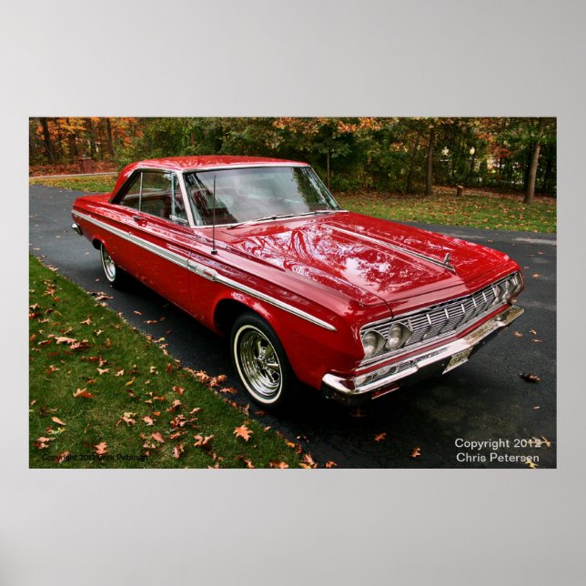 Plymouth Sport Fury Poster (Framsidan)