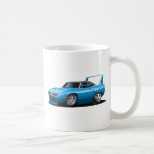 Plymouth Superbird blåttbil 1970 Kaffemugg