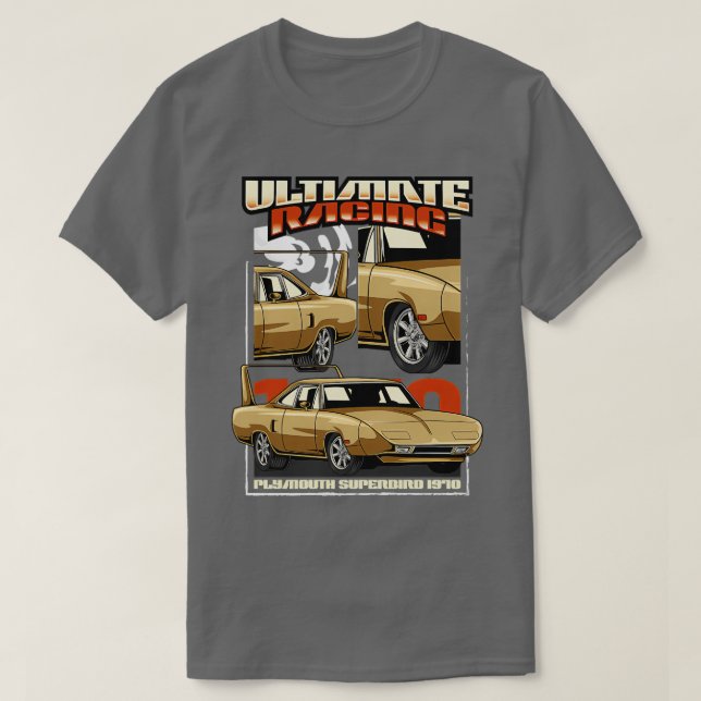 Plymouth Superbird Muscle 1970 T Shirt (Design framsida)