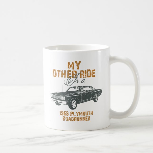 Plymouth vägspringer 1969 kaffemugg (Höger)