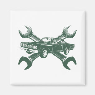 Plymouth vägspringer 1969 magnet