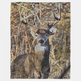 Plysch för jägare för bock för fleecefilt