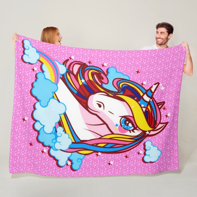 Plysch för satäng för gullig färgrik fleecefilt (På plats)