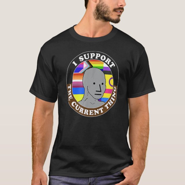 PM I-stöd för nuvarande Sak T Shirt (Framsida)