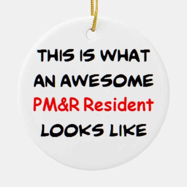 PM&R-AT, fantastisk Julgransprydnad Keramik (Framsidan)