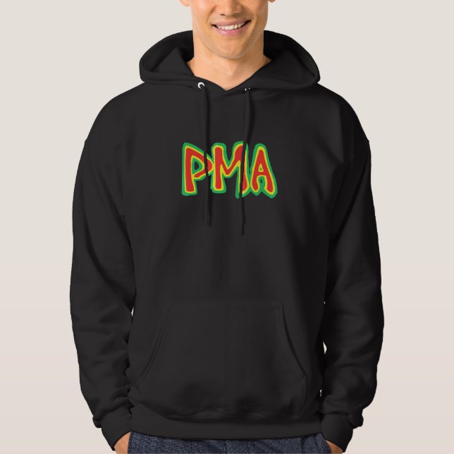 PMA - Positive Mental Attitude Classic Hardcore Pu Hoodie (Framsida)