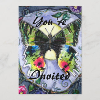 PMACarlson Butterfly-inbjudan Inbjudningar