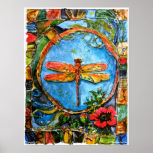 PMACarlson Dragonfly Poster