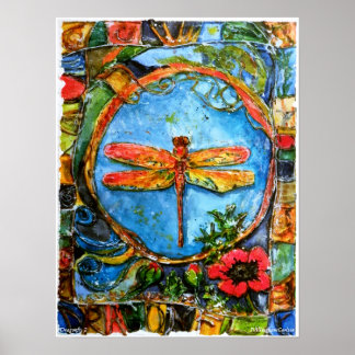 PMACarlson Dragonfly Poster