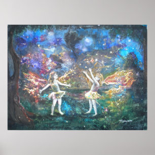 PMACarlson Firefly Frolic Poster