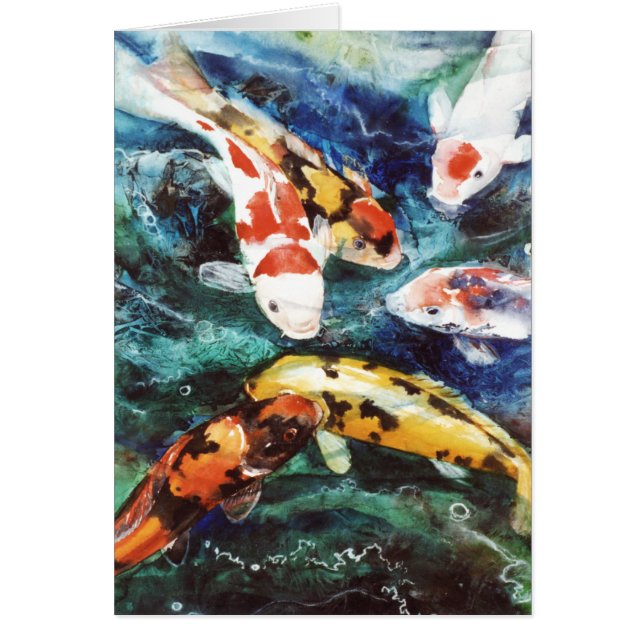 PMACarlson Koi II Hälsningskort (Framsidan)