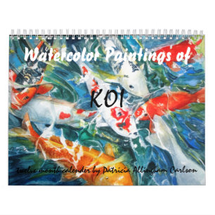 PMACarlson Koi vattenfärgkalender Kalender