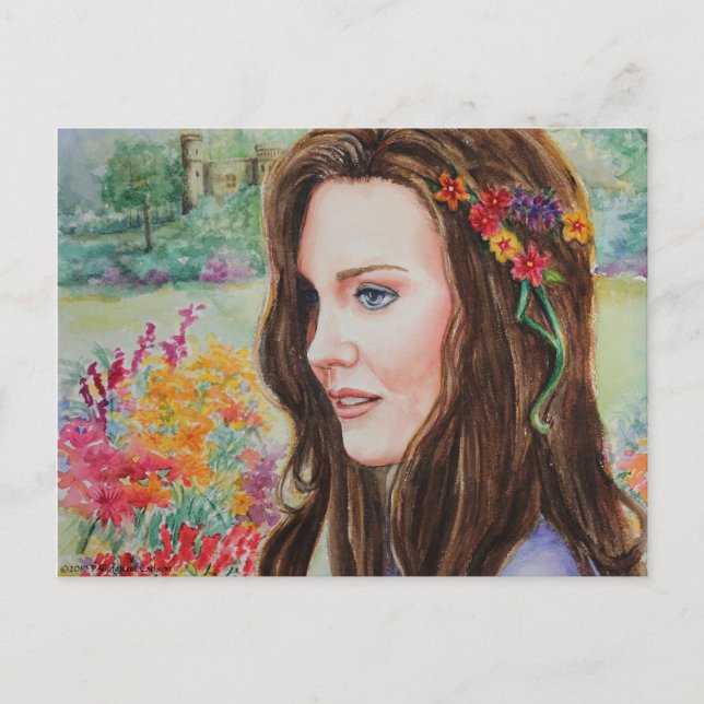 PMACarlson Prinsessa Kate Postkort Vykort (Framsida)