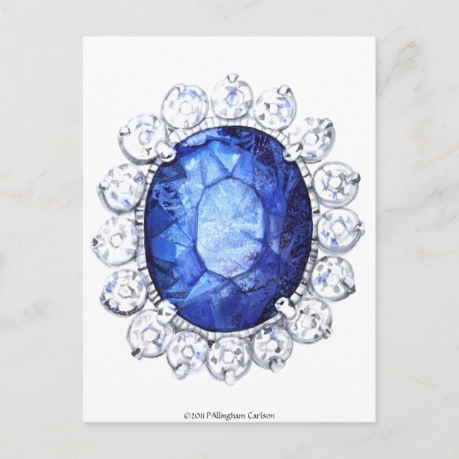 PMACarlson Royal Sapphire-vykort Vykort (Framsida)