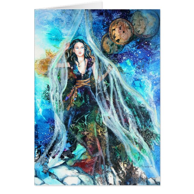 PMACarlson som särar skylaaffischen Hälsningskort (Framsidan)