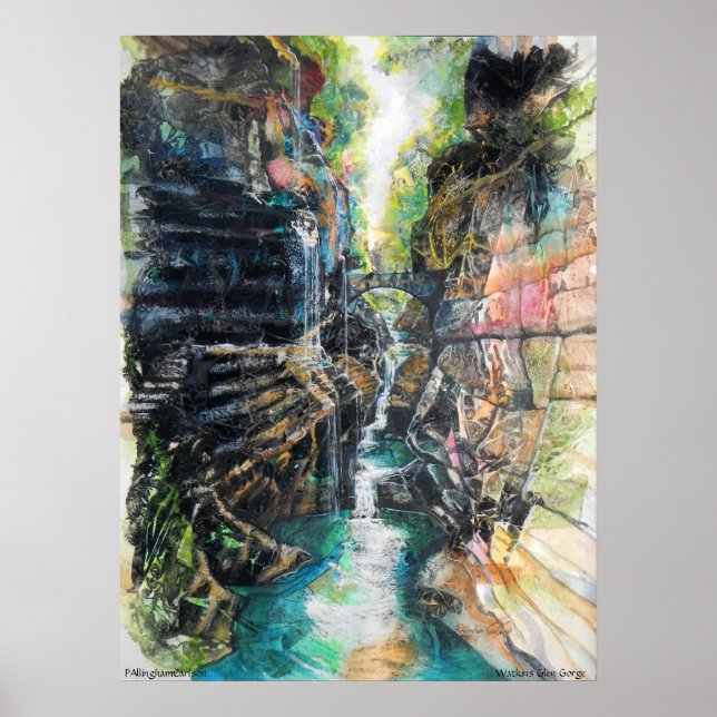 PMACarlson Watkins Glen Gorge Poster (Framsidan)