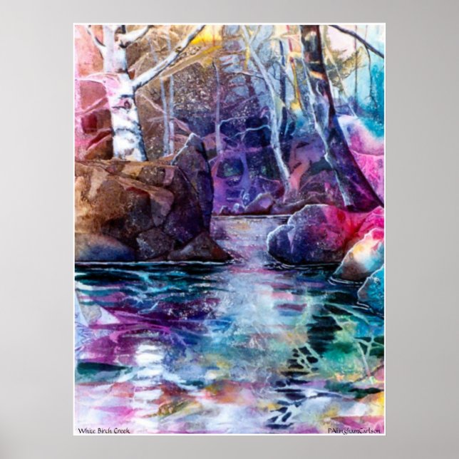 PMACarlson White Birch Bäck Poster (Framsidan)