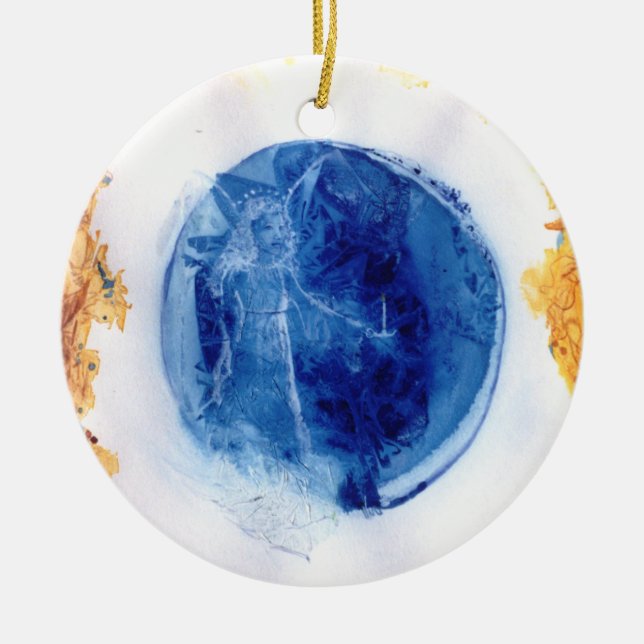 PMACarlsonAngel prydnad Julgransprydnad Keramik (Framsidan)