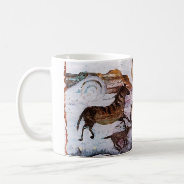 PMACarlsonHorse Petroglyphmugg Kaffemugg (Vänster)