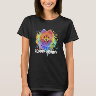 Pmamma Mamma Hund Pommern Päls Pommern Mamma Pom P T Shirt