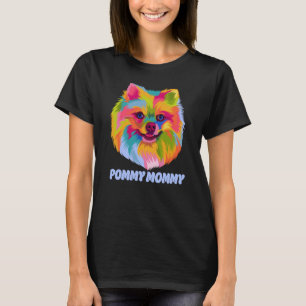 Pmamma Mamma Hund Pommern Päls Pommern Mamma Pom P T Shirt