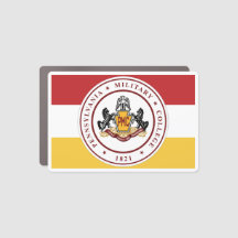 PMC Flagga Bilmagnet