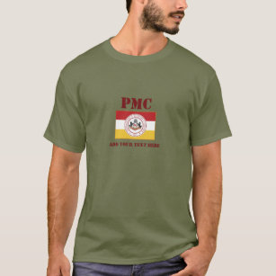 PMC TEE in w/PMC FLAGGA logotyp - PERSONALIZE