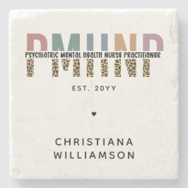 PMHNP Leopard Skriv ut Psychionic Mental Health NP Stenunderlägg