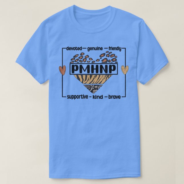 PMHNP Psychimic Mental Health Nurse Practise T Shirt (Design framsida)